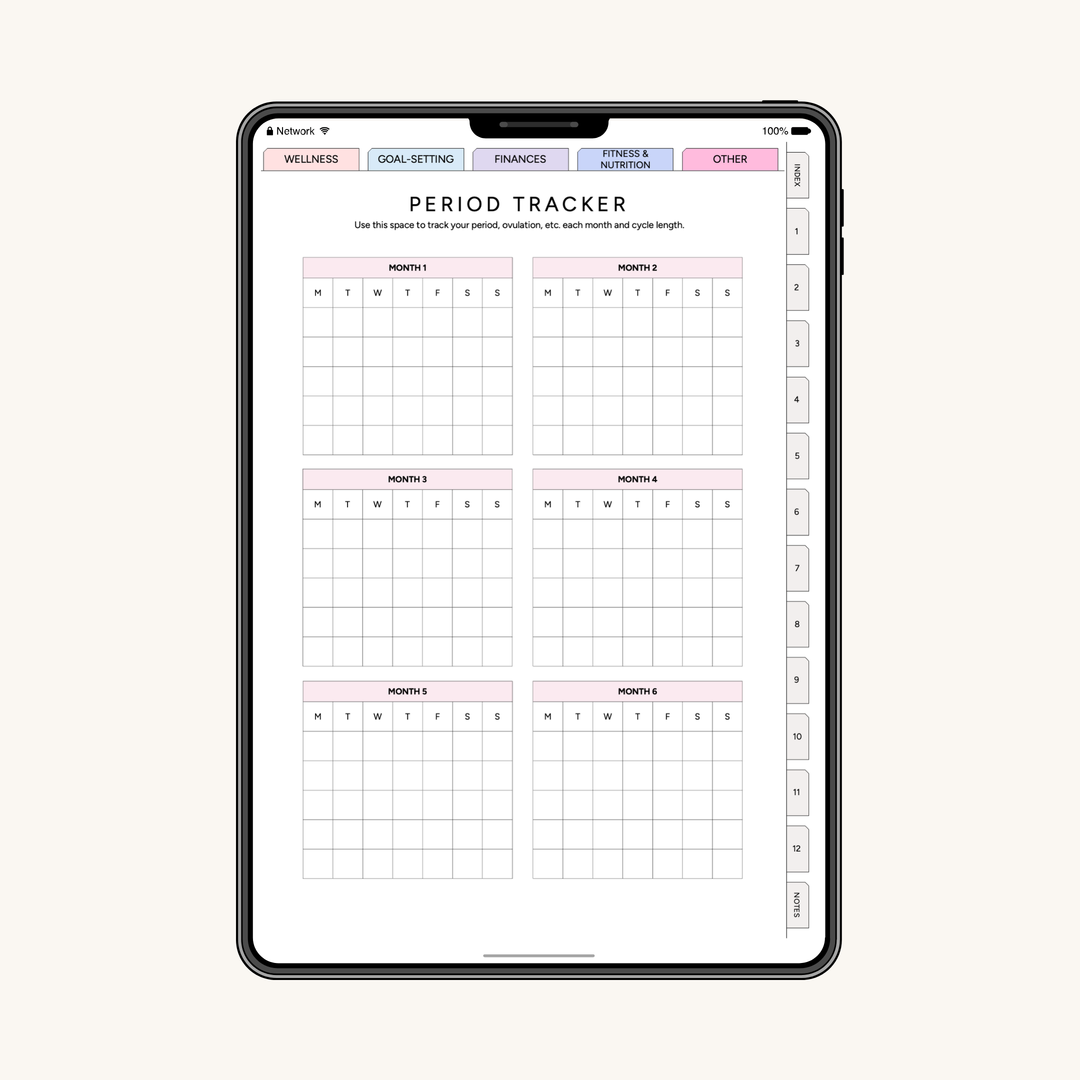 Digital Yearly Life Planner